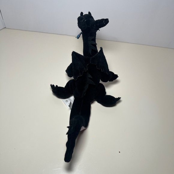 Disney Sleeping Beauty Maleficent Dragon 11" Plush Black, Purple, Shiny Wings - Picture 3 of 4